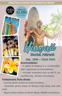 a flyer for a hawaiian resort